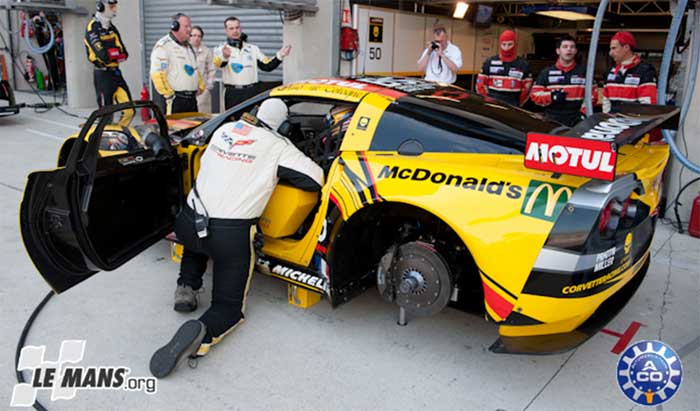 This Pic Explains Corvette's Le Mans Test Day